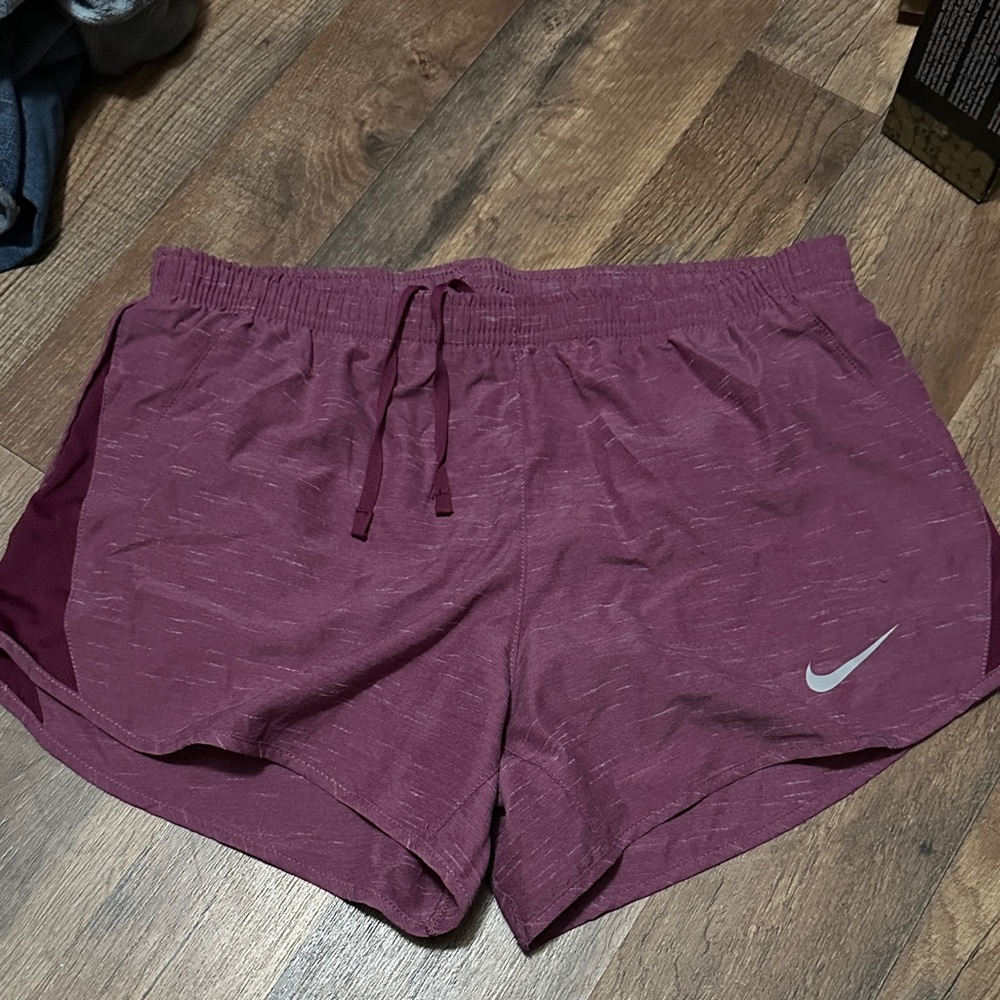Nike Women's Burgundy Athletic Shorts
